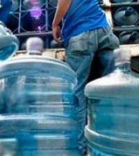 A supply of bottled water is one solution to the water rationing that will see taps dry from 6 up to 12 hours or more daily in many areas